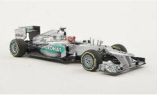 Mercedes F1 2012 1/43 Minichamps W03 No.7 Petronas GP Valencia miniature