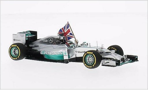 Mercedes F1 2014 1/43 Spark W05 Hybrid No.44 GP Petronas formule 1 GP Abu Dhabi miniature