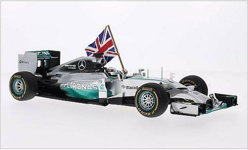 Mercedes F1 2014 1/18 Spark W05 No.44 formule 1 GP Abu Dhabi miniature