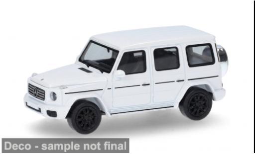Miniature Mercedes Classe G blanche 1/87 Herpa