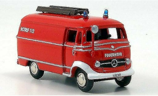 Mercedes L319 Kastenwagen 1/87 Bub Fourgon Pompiers miniature
