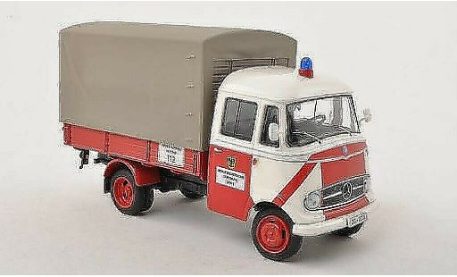 Mercedes L319 Base 1/43 Schuco plateau/Plane Pompiers Dortmund miniature
