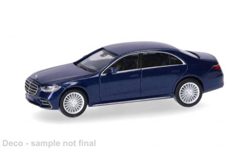 Mercedes Classe S 1/87 Herpa bleue 1:87 miniature