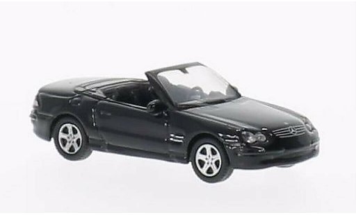 Mercedes Classe SL 500 1/87 Welly Cabrio noire miniature