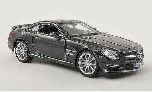 Mercedes Classe SL 65 1/24 Burago AMG (R231) anthracite capote ferm&Atilde;&copy; miniature