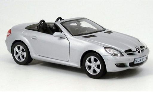 Miniature Mercedes Classe SLK 1/24 Welly SLK 350 grise 1:24 Mercedes Classe SLK 1/24 Welly SLK 350 grise 1:24 miniature