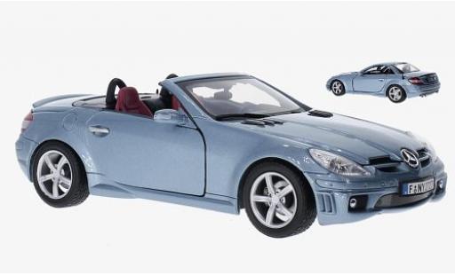 Miniature Mercedes Classe SLK 1/18 Motormax SLK 55 AMG (R1 bleue 1:18 Mercedes Classe SLK 1/18 Motormax SLK 55 AMG (R1 bleue 1:18 miniature