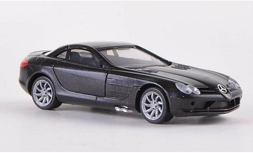 Mercedes SLR Base 1/87 Herpa McLaren noire innen grise 2004 miniature