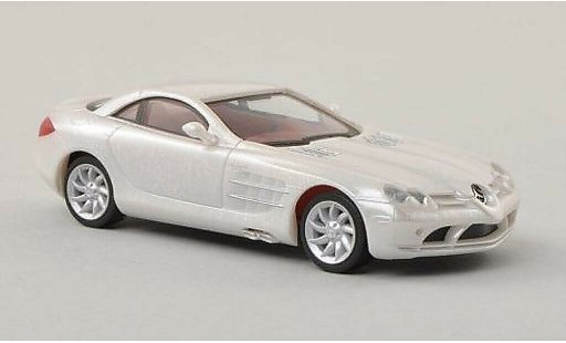 Mercedes SLR Base 1/87 Herpa McLaren met.blanche miniature