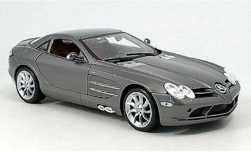 Mercedes SLR Base 1/18 Maisto grisegrise 2003 miniature