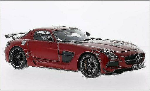 Mercedes B Black Series 1/18 Minichamps AMG noire rouge 2013 miniature