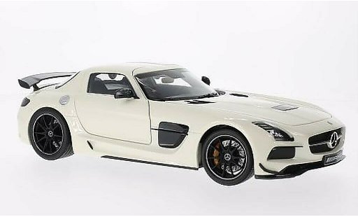 Mercedes SLS Black Series 1/18 Minichamps AMG (C197) noire blanche 2013 miniature