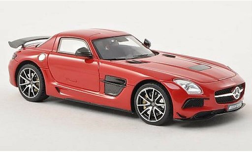 Mercedes C Black Series 1/43 Minichamps AMG Coupe noire (C197) rouge 2013 miniature