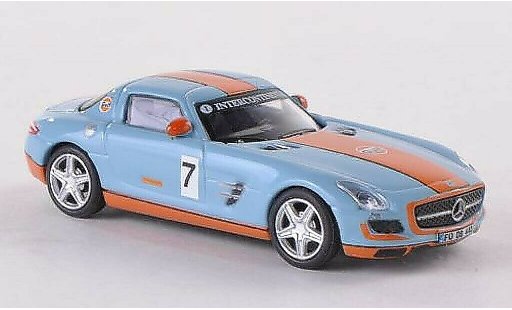 Mercedes C Coupe 1/87 Schuco AMG Gulf miniature