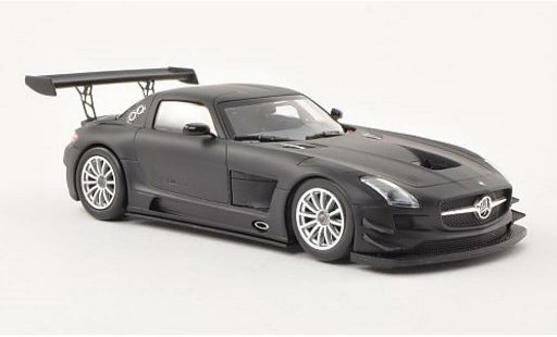 Mercedes SLS GT3 1/43 Minichamps AMG mat-noire Plain Body Version 2011 miniature
