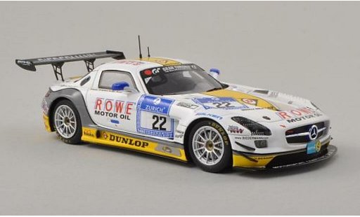 Mercedes SLS GT3 1/43 Spark AMG No.22 ROWE/Biedermann 24h Nurburgring 2013 /N.Bastian miniature