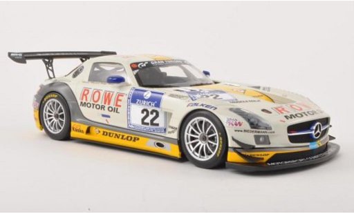 Mercedes SLS GT3 1/18 Minichamps AMG No.22 Rowe Racing 24h Nurburgring 2013 /Bastian miniature