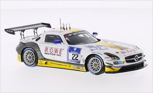 Mercedes SLS GT3 1/43 Spark AMG No.22 ROWE Racing 24h Nurburgring 2015 /R.van miniature