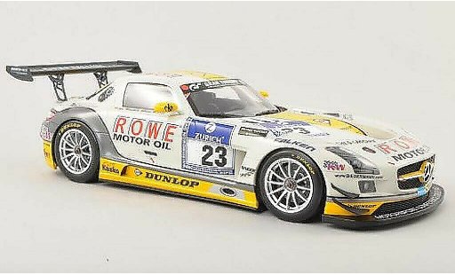 Mercedes SLS GT3 1/18 Minichamps AMG No.23 Rowe Racing 24h Nurburgring 2013 /Jager miniature