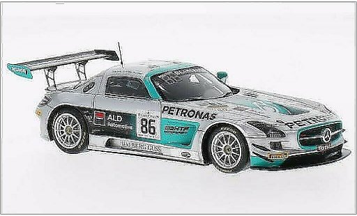 Mercedes SLS GT3 1/43 Spark AMG No.86 HTP Motorsport Petronas 24h Spa 2014 /J.Jaafer miniature