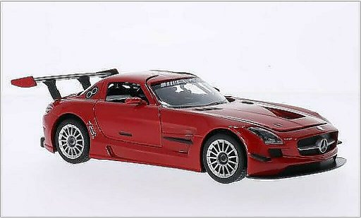 Mercedes SLS GT3 1/24 Motormax AMG rouge miniature
