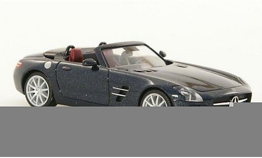 Mercedes SLS Roadster 1/87 Herpa AMG (R197) bleu 2011 miniature