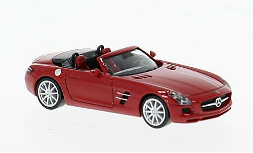 Diecast model cars Mercedes SLS 1/87 Herpa AMG Roadster rot 1:87
