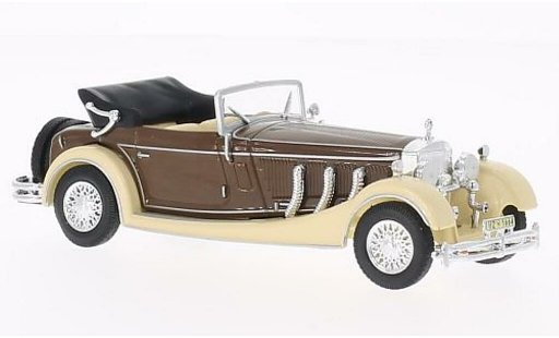 Mercedes SS Base 1/43 WhiteBox beige/marron 1933 miniature