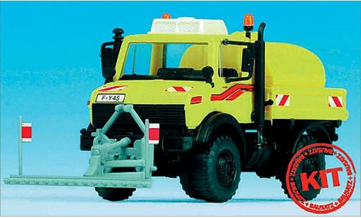 Mercedes Unimog Base 1/87 Kibri jaune miniature