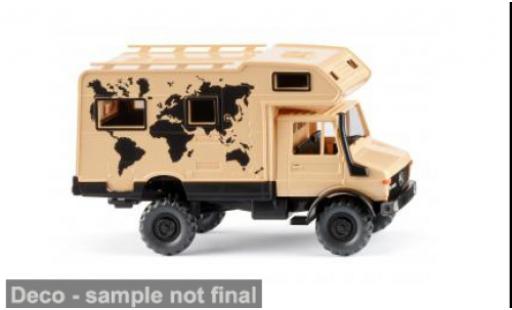 Mercedes Unimog 1/87 Wiking U 1700 L beige/noire 1975 1:87 miniature