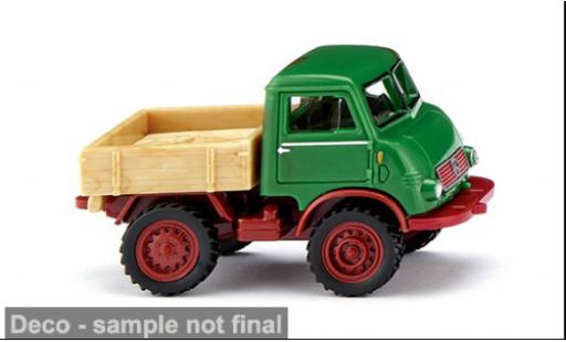 Mercedes Unimog 1/87 Wiking U401 verte/rouge 1950 1:87 miniature