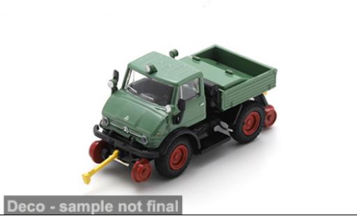 Mercedes Unimog 1/87 Schuco U406 Railroad-Version verte 1:87 miniature