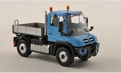 Mercedes Unimog 406-425 1/87 Busch U430 plateau bleu miniature
