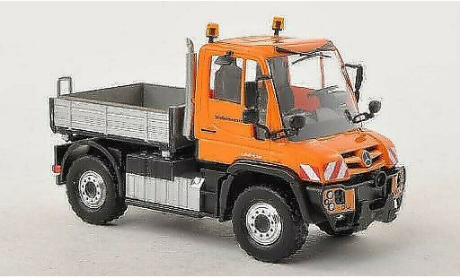 Mercedes Unimog 406-425 1/87 Busch U430 plateau Strassenmeisterei miniature