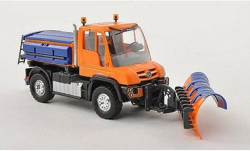 Mercedes Unimog 406-425 1/87 Busch U430 Winterdienst orange miniature