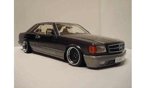 Mercedes 500 Coupe 1/18 Autoart jantes 16 bbs miniature
