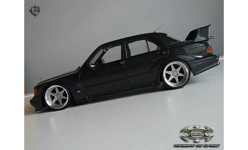 Mercedes 190 Evo 1/18 Autoart 2.5 16 evolution 2 jantes bords larges miniature
