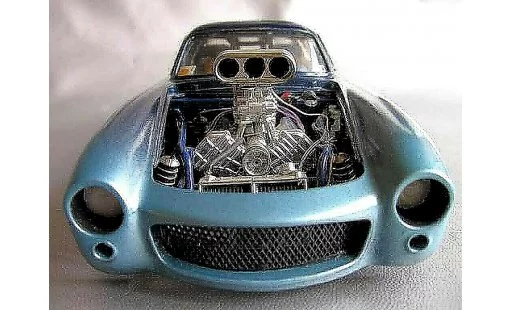 Mercedes 300 Base 1/18 Burago pro street 1954 miniature