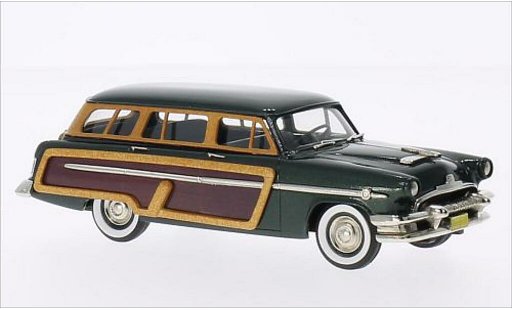 Mercury Monterey Station Wagon 1/43 Brooklin metallise verte/Holzoptik 1954 miniature