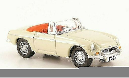 MG B Base 1/76 Oxford beige ouvert miniature