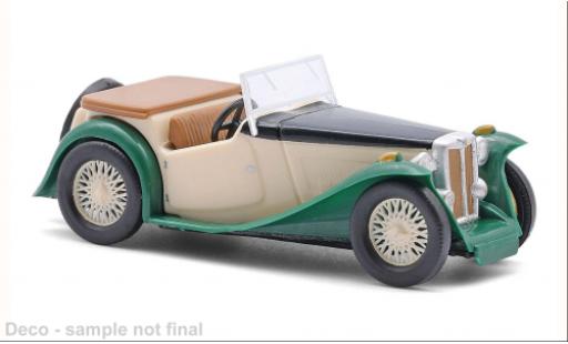 MG Midget 1/87 Busch TC beige/verte 1945 1:87 miniature