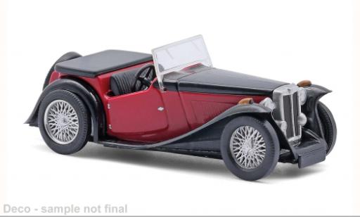 MG Midget 1/87 Busch TC rouge/noire 1945 1:87 miniature
