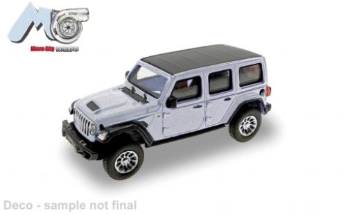 Miniature Jeep Wrangler 1/87 Micro City 87 grise 2017 1:87 Jeep Wrangler 1/87 Micro City 87 grise 2017 1:87 miniature