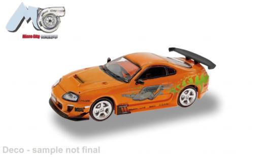 Toyota Supra 1/87 Micro City 87 orange 1:87 miniature
