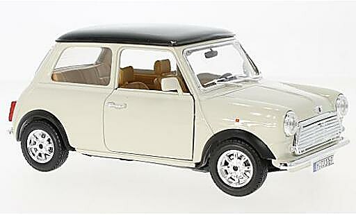 Mini Cooper 1/18 Burago beige/noire 1969 1:18 Bburago miniature