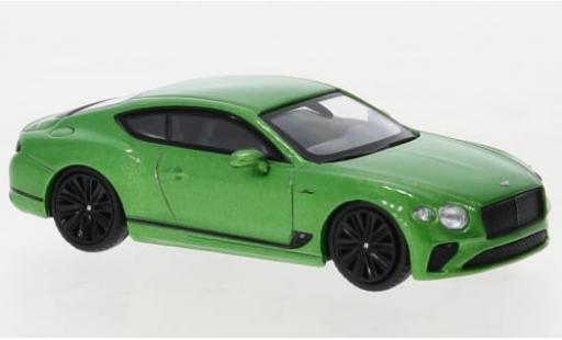 Bentley Continental 1/64 Mini GT GT Speed metallise verte 1:64 miniature