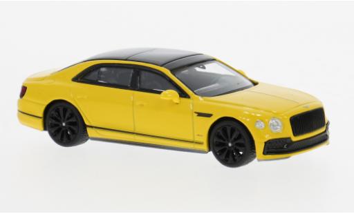 Miniature Bentley Flying Spur 1/64 Mini GT jaune 1:64 Bentley Flying Spur 1/64 Mini GT jaune 1:64 miniature