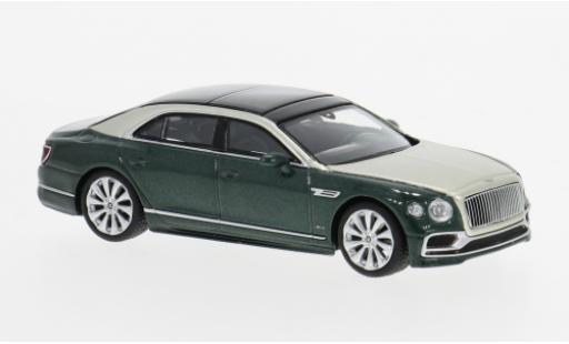 Bentley Flying Spur 1/64 Mini GT verte/beige 1:64 miniature