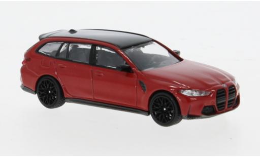 Miniature Bmw M3 1/64 Mini GT Competition Touring (G81) rouge 1:64 Bmw M3 1/64 Mini GT Competition Touring (G81) rouge 1:64 miniature