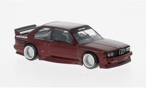 Miniature Bmw M3 1/64 Mini GT (E30) rouge 1989 1:64 Bmw M3 1/64 Mini GT (E30) rouge 1989 1:64 miniature